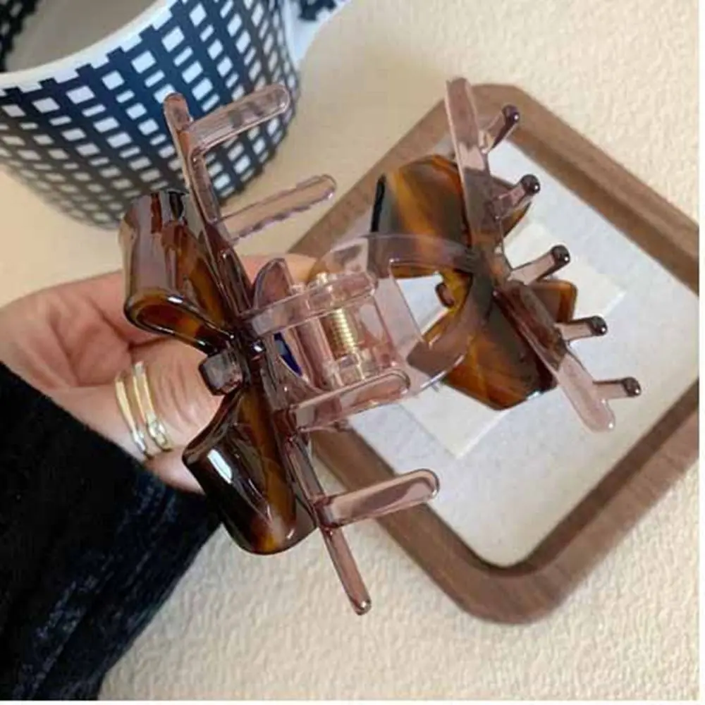 Sweet Jelly Retro Bow Acetate Hair Claw Hair Clip Headwear Solid Color Shark Clip Hairpin Geometry Shark Clip Streetwear
Sweet Jelly Retro Bow Acetate Hair Claw Hair Clip Headwear Solid Color Shark Clip Hairpin Geometry Shark Clip Streetwear