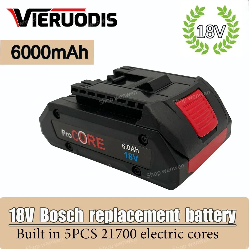Сменный аккумулятор для электроинструмента 18 в 6000 мАч Li-Ion для Bosch GSR18-Li,BAT609,BAT618,BAT609G,BAT618G,17618,37618,DGSH181
Сменный аккумулятор для электроинструмента 18 в 6000 мАч Li-Ion для Bosch GSR18-Li,BAT609,BAT618,BAT609G,BAT618G,17618,37618,DGSH181