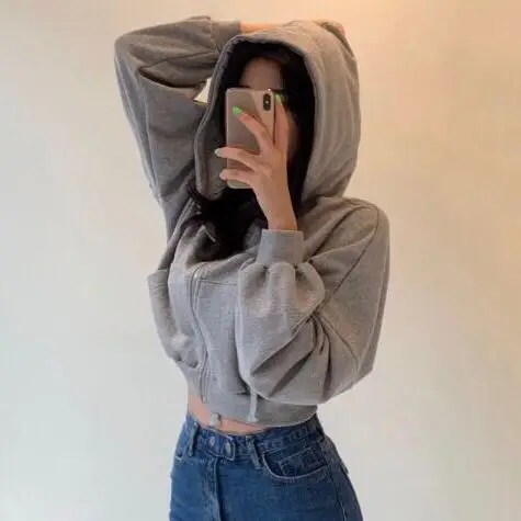Street Style Ultra-Short Hoodie Jacket Women's Dance Studio 1M Mayj Hip Hop Jazz Street Dance Wear Hong Kong Style Versatile
Street Style Ultra-Short Hoodie Jacket Women's Dance Studio 1M Mayj Hip Hop Jazz Street Dance Wear Hong Kong Style Versatile
