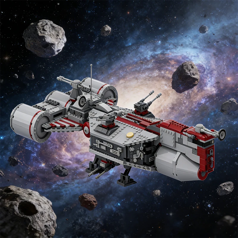 Конструктор MOC Star Battle Republic C70 Charger Refit Republic Frigate, модель из строительных блоков, креативная сборная игрушка, подарок на день рождения
Конструктор MOC Star Battle Republic C70 Charger Refit Republic Frigate, модель из строительных блоков, креативная сборная игрушка, подарок на день рождения