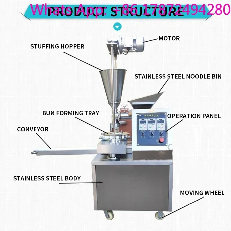 XR-15 Fully Automatic Bun machine Imitation Handmade Buns, Steamed buns and pies integrated small bun machine
XR-15 Fully Automatic Bun machine Imitation Handmade Buns, Steamed buns and pies integrated small bun machine
