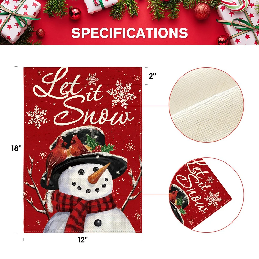 Festive Snowman Garden Flag: Perfect Courtyard Decoration Christmas Garden Flag Snowman Themed Courtyard Decoration Holiday Flag
Festive Snowman Garden Flag: Perfect Courtyard Decoration Christmas Garden Flag Snowman Themed Courtyard Decoration Holiday Flag