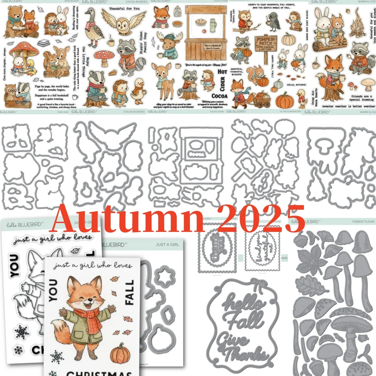 The 2025 Fall Release Book Buddies Stand Fox Rabbit Forest Clear Stamps Doodle Frame Card Metal Cutting Dies For DIY Decorating
The 2025 Fall Release Book Buddies Stand Fox Rabbit Forest Clear Stamps Doodle Frame Card Metal Cutting Dies For DIY Decorating