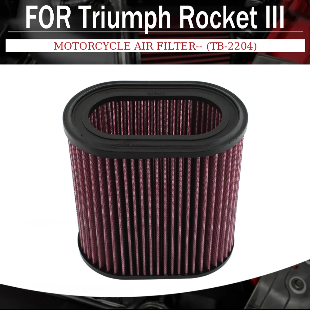 Replacement Air Filter TB-2204 FOR Triumph Rocket III Roadster Rocket III Classic Tourer Rocket 3 Touring ABS 2294
Replacement Air Filter TB-2204 FOR Triumph Rocket III Roadster Rocket III Classic Tourer Rocket 3 Touring ABS 2294