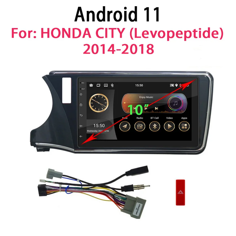 Carplay Car Multimedia Player for Honda City 2014-2018 Car Radio 2 Din Android Stereo Navigation Head Unit Autoradio GPS Auto
Carplay Car Multimedia Player for Honda City 2014-2018 Car Radio 2 Din Android Stereo Navigation Head Unit Autoradio GPS Auto