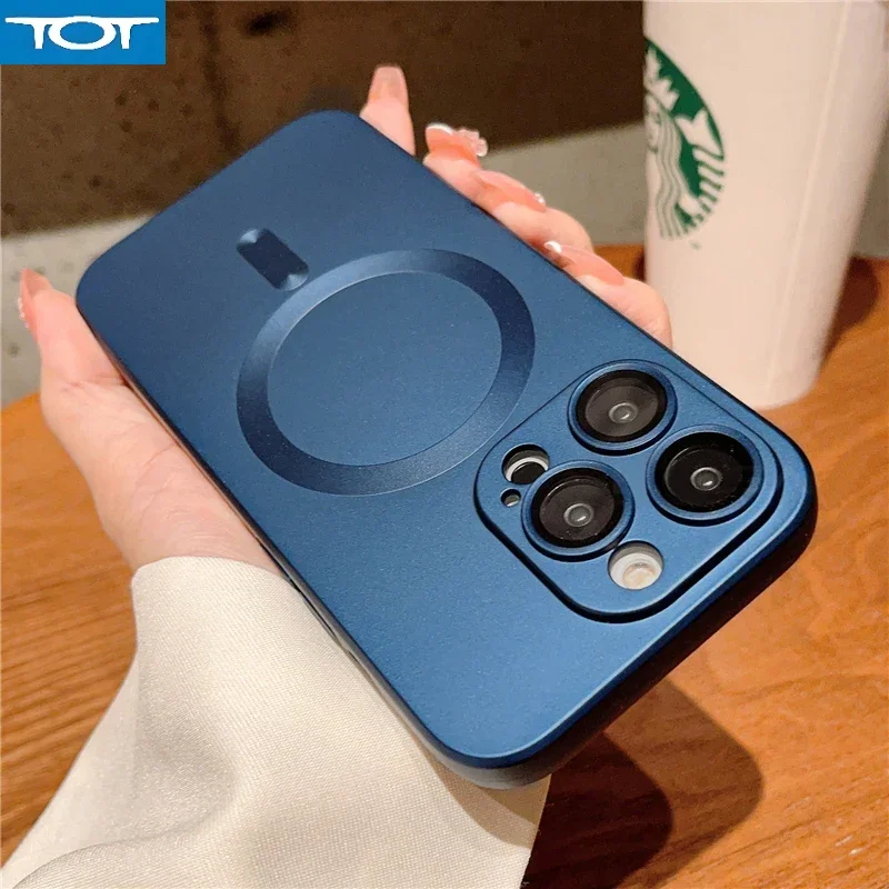 Luxury For Magsafe Wireless Charging Case For iPhone 16 Pro Max Plus Magnetic Phone Cases Lens Protector Matte Cover Accessories
Luxury For Magsafe Wireless Charging Case For iPhone 16 Pro Max Plus Magnetic Phone Cases Lens Protector Matte Cover Accessories