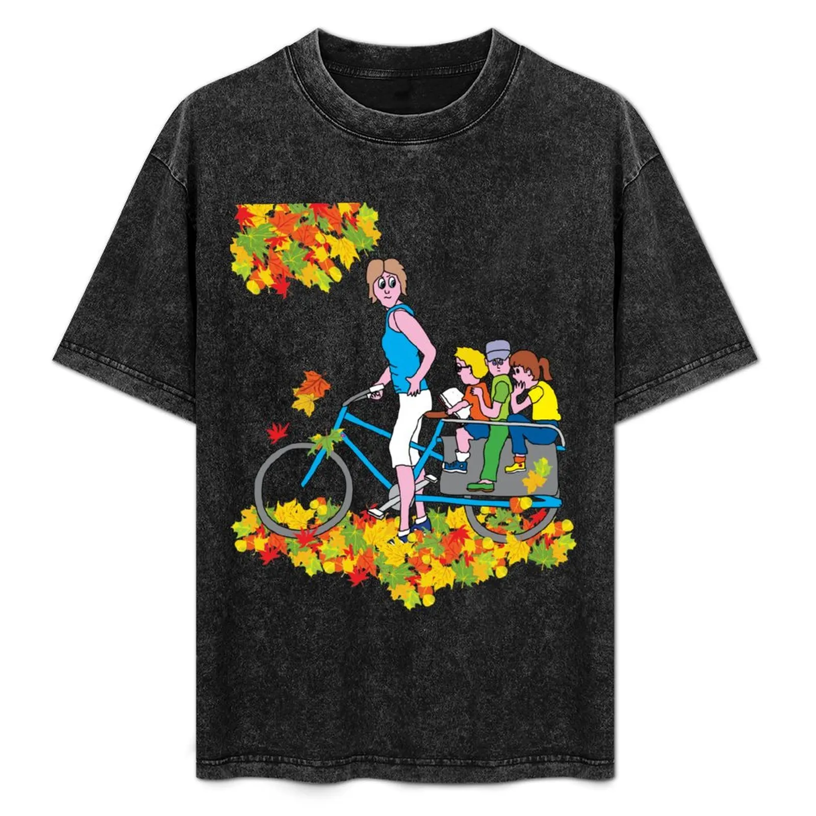 Mom with 3 kids in cargo bike T-Shirt Mechanic Work Tee Shirt
Mom with 3 kids in cargo bike T-Shirt Mechanic Work Tee Shirt