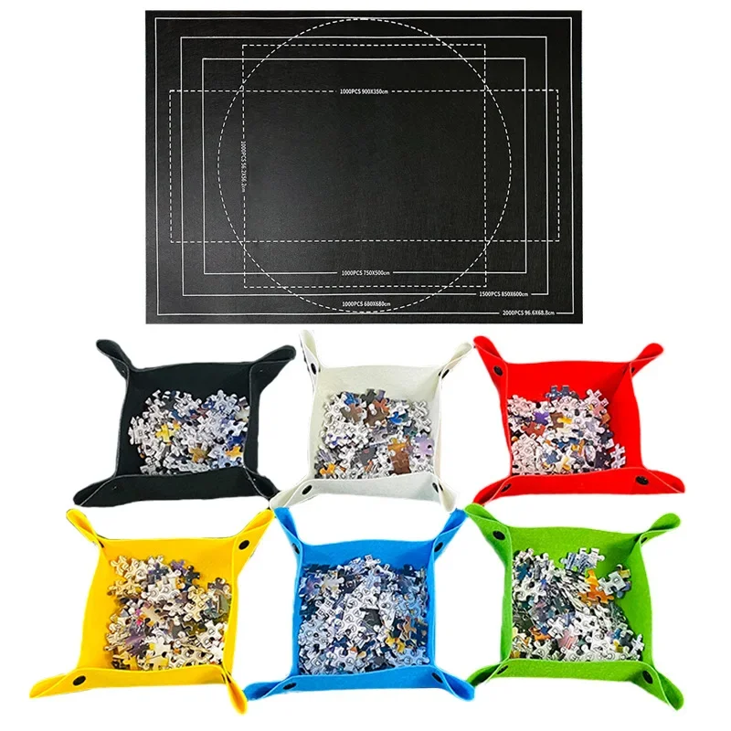 Jigsaw Puzzle Blanket Set Special with 6 Colors Zoning Pallets 1000 Pieces Thickened Pad Storage Christmas Gift for Adults
Jigsaw Puzzle Blanket Set Special with 6 Colors Zoning Pallets 1000 Pieces Thickened Pad Storage Christmas Gift for Adults
