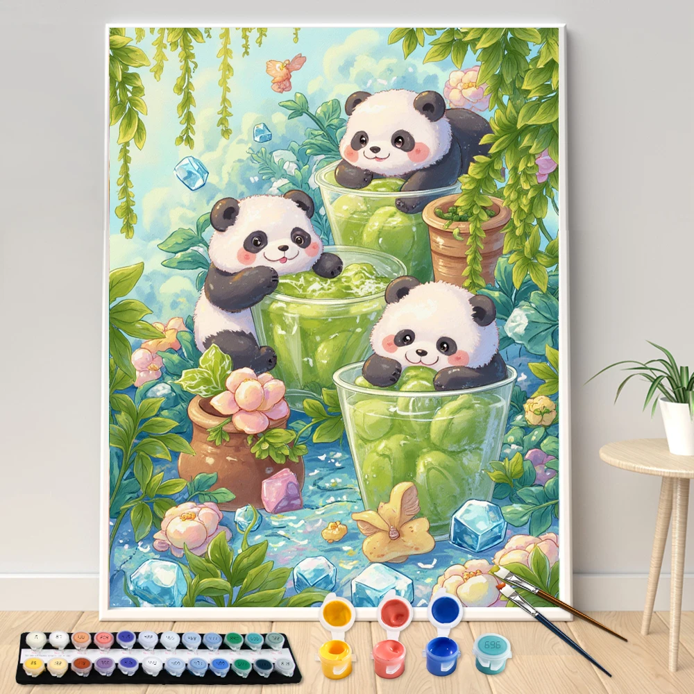Painting By Numbers 40x50cm Kits Panda eating watermelon Picture By Numbers For Home Decors Handpainted Diy Gift
Painting By Numbers 40x50cm Kits Panda eating watermelon Picture By Numbers For Home Decors Handpainted Diy Gift