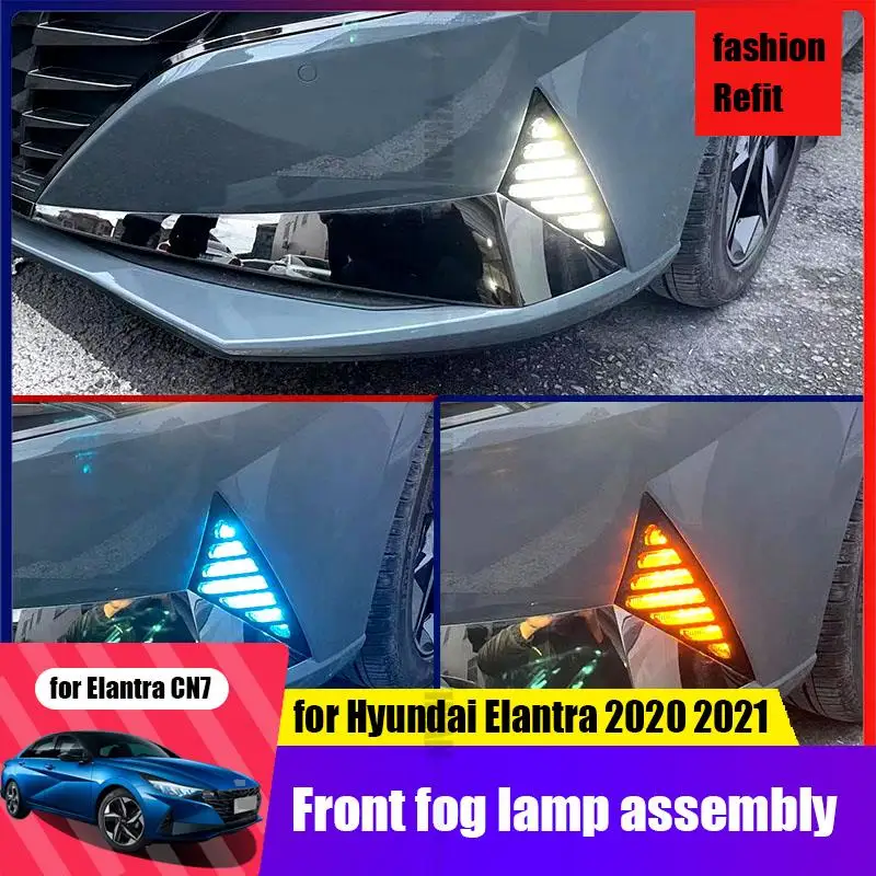 for Hyundai Elantra AvanteCN7 2021 front fog lamp LED daytime running light assembly modification exterior upgrade high matching
for Hyundai Elantra AvanteCN7 2021 front fog lamp LED daytime running light assembly modification exterior upgrade high matching