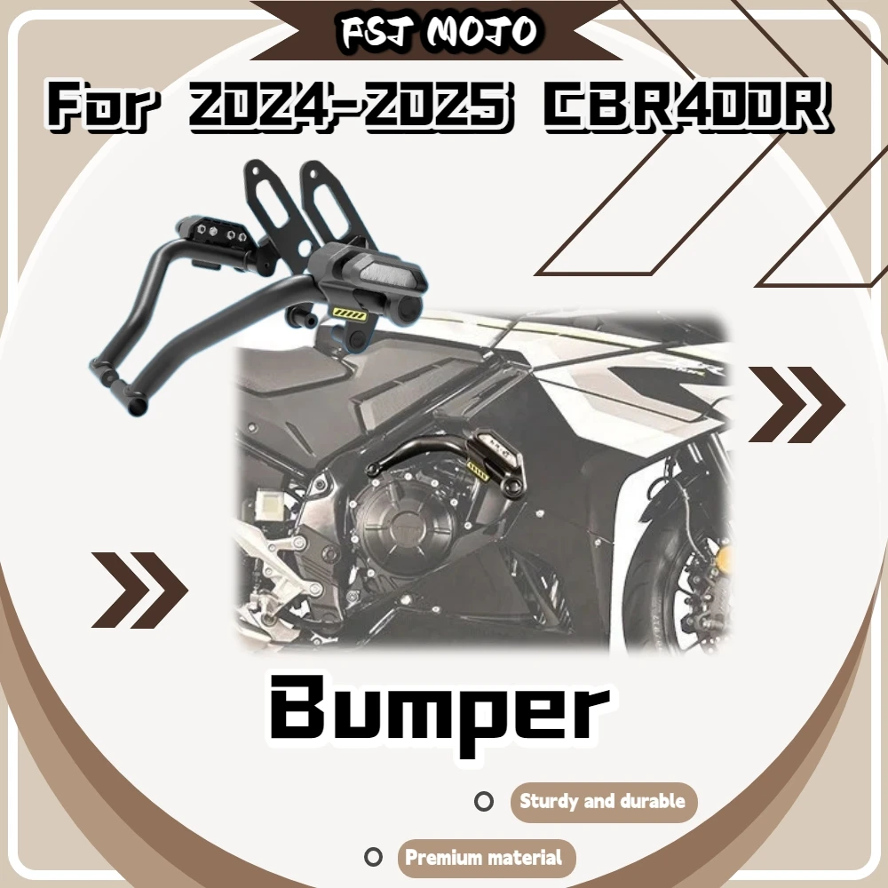 For CBR400R 2024-2025 Racing Crash Bar with Anti-Fall Slider, Thickened Bumper Full Engine Body Protection Moto Mod Parts
For CBR400R 2024-2025 Racing Crash Bar with Anti-Fall Slider, Thickened Bumper Full Engine Body Protection Moto Mod Parts