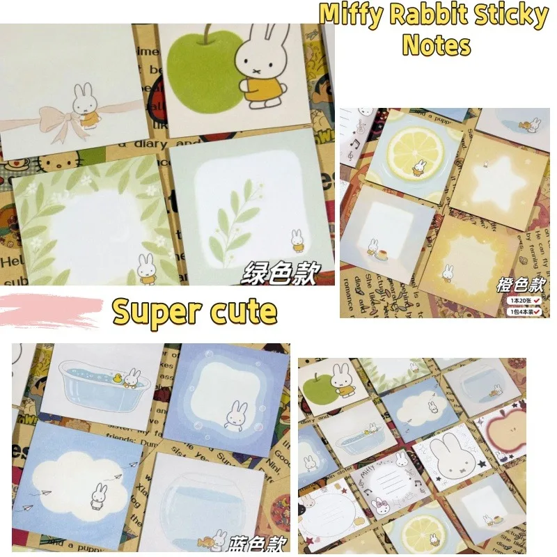 Cute Ins-style Miffy Sticky Notes | Aesthetic Cartoon Memo Pads for Students
Cute Ins-style Miffy Sticky Notes | Aesthetic Cartoon Memo Pads for Students