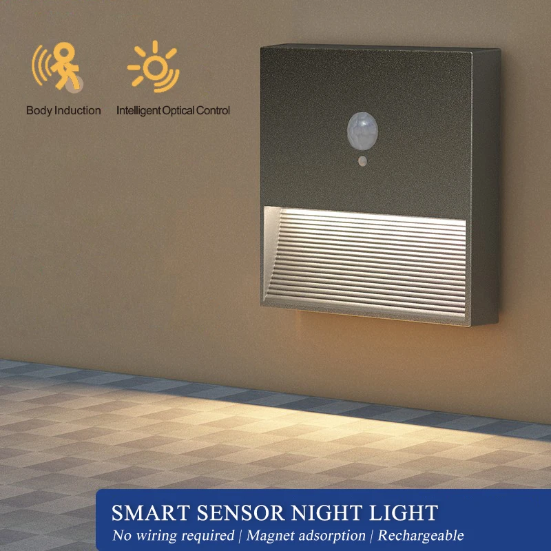 Night Light LED Wall Light Built-in Battery Rechargeable Light PIR Motion Sensor Ladder Kitchen Toilet Washstand Bedside Lamp
Night Light LED Wall Light Built-in Battery Rechargeable Light PIR Motion Sensor Ladder Kitchen Toilet Washstand Bedside Lamp