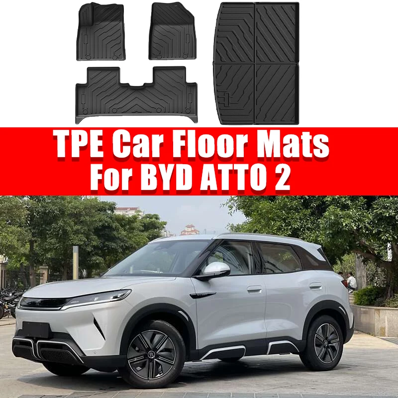 Car Floor Mats for BYD ATTO 2 Yuan UP 2024-2025 All-weather TPE Waterproof and Non-slip Trunk Liner Automotive Interior Parts
Car Floor Mats for BYD ATTO 2 Yuan UP 2024-2025 All-weather TPE Waterproof and Non-slip Trunk Liner Automotive Interior Parts