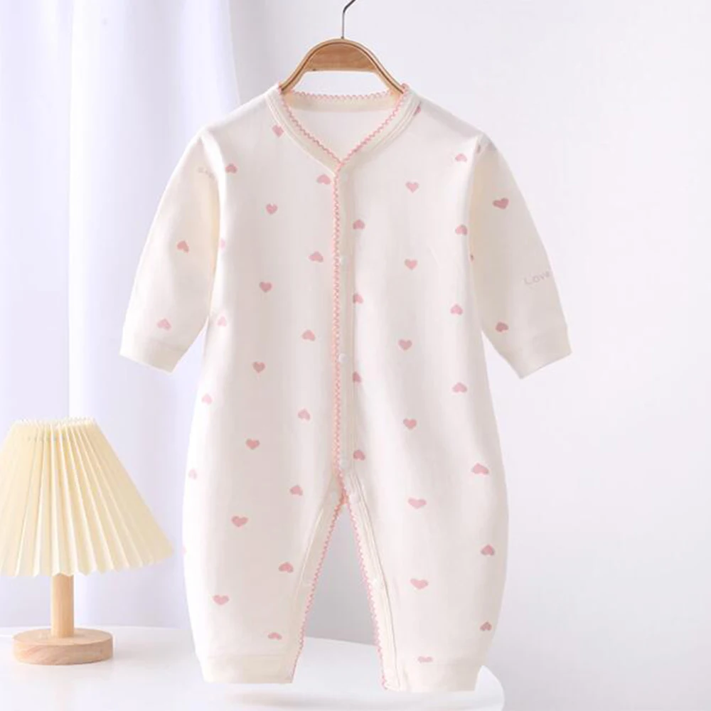Baby Girl Clothing Cotton Spring Autumn Long Sleeve Baby Rompers Heart Shape Floral Print Infant Boy Jumpsuit
Baby Girl Clothing Cotton Spring Autumn Long Sleeve Baby Rompers Heart Shape Floral Print Infant Boy Jumpsuit