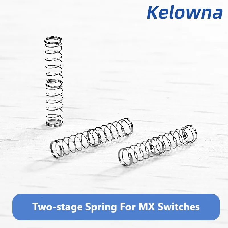 Kelowna 110 Pcs Mechanical Keyboard Switch 20mm Two-stage Extension Spring For MX Switches
Kelowna 110 Pcs Mechanical Keyboard Switch 20mm Two-stage Extension Spring For MX Switches
