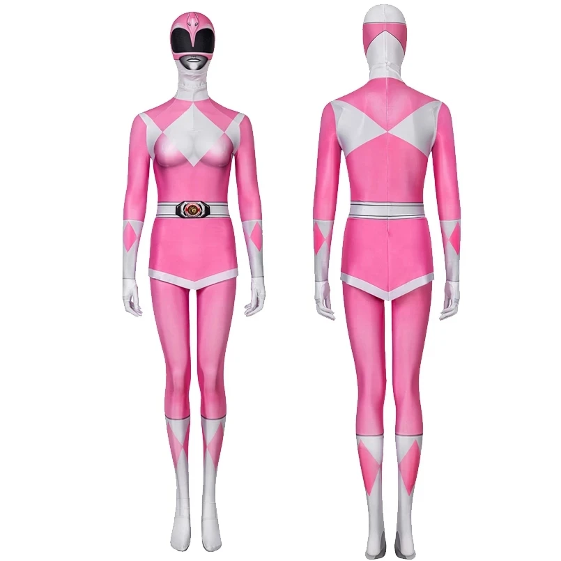 Sexy Adult Ranger Superheroes Mei Pink Ranger Jumpsuit Cosplay Costume Halloween Masquerade Party Bodysuit
Sexy Adult Ranger Superheroes Mei Pink Ranger Jumpsuit Cosplay Costume Halloween Masquerade Party Bodysuit