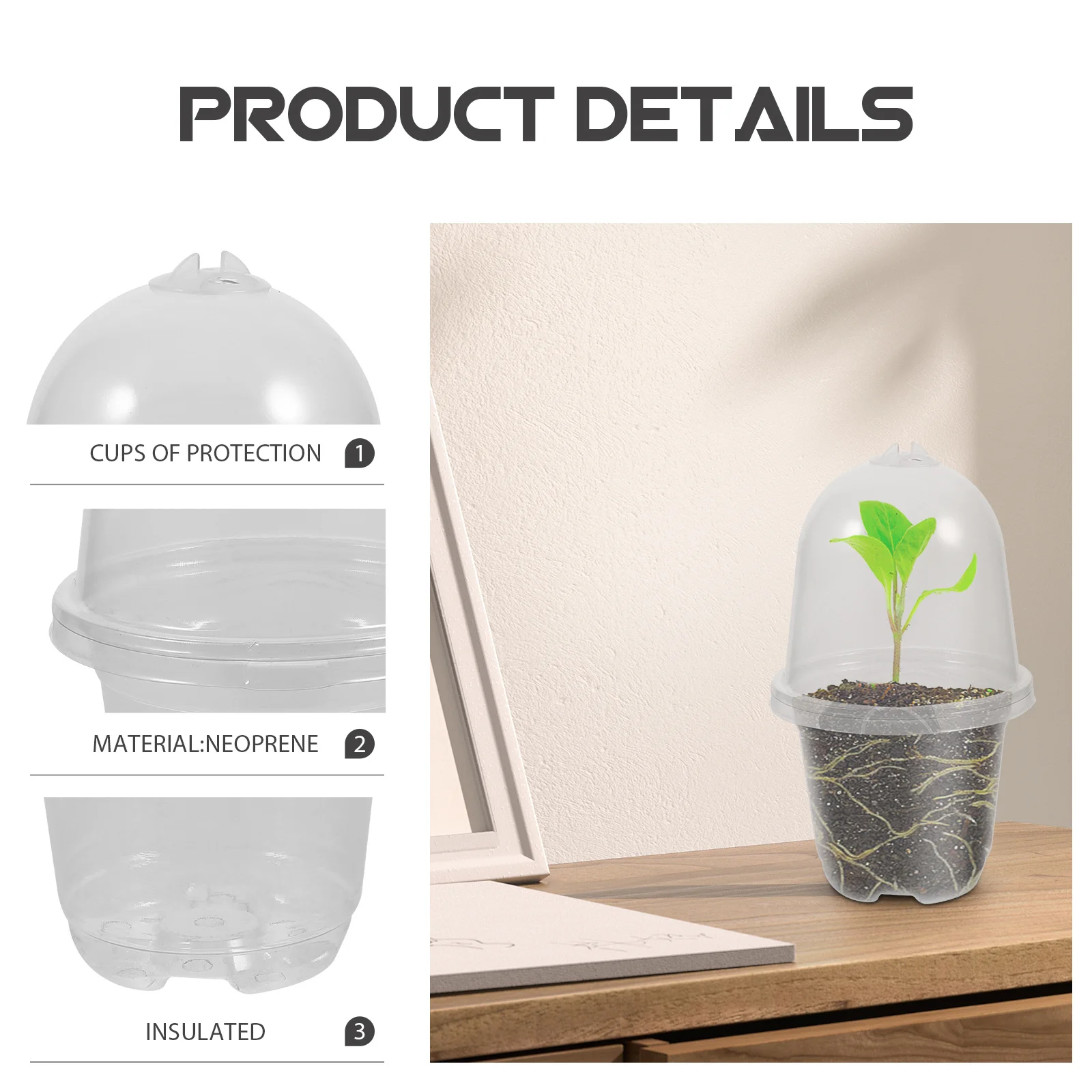 10Sets Insulated Gardening Pots with Drainage Holes Lightweight Pet for Succulents Indoor Outdoor Balcony Garden Use
10Sets Insulated Gardening Pots with Drainage Holes Lightweight Pet for Succulents Indoor Outdoor Balcony Garden Use