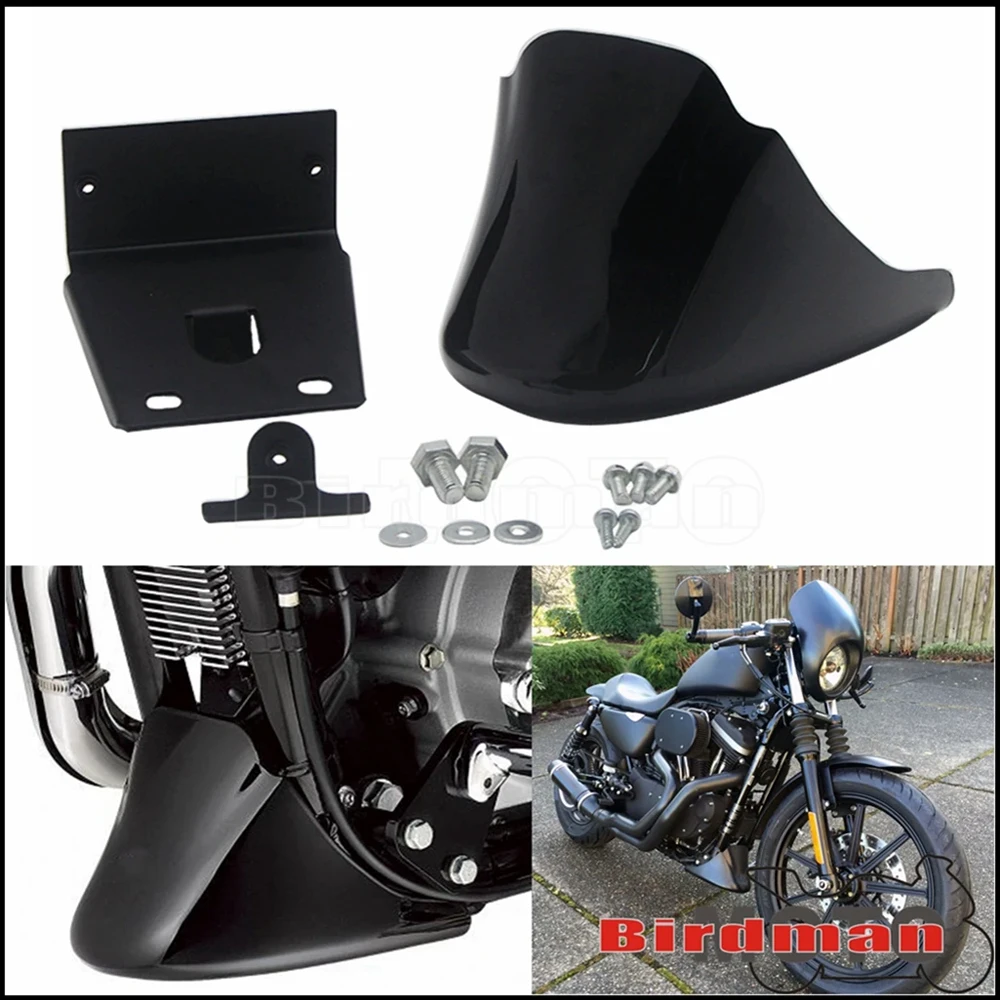 Front Bottom Mudguard Spoiler Air Chin Dam Lower Fairing For Harley Sporster XL883 XL1200 Forty Eight Super Low Custom Iron 04+
Front Bottom Mudguard Spoiler Air Chin Dam Lower Fairing For Harley Sporster XL883 XL1200 Forty Eight Super Low Custom Iron 04+
