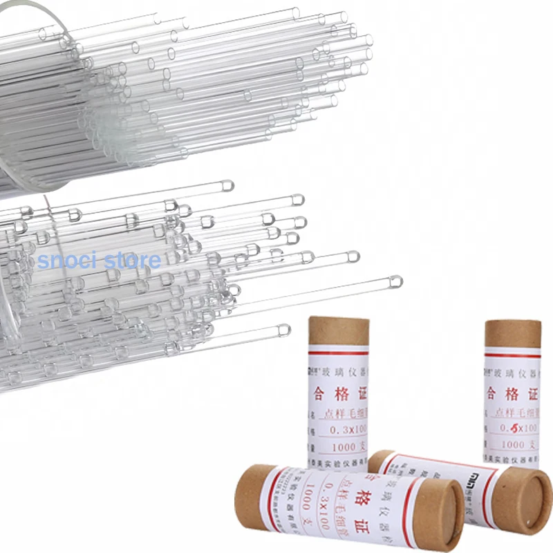 Glass Capillary Tubes Laboratory Micro Glass Pipettes Capillary Transfer Tube for TLC Spotting 160-1000 PCS
Glass Capillary Tubes Laboratory Micro Glass Pipettes Capillary Transfer Tube for TLC Spotting 160-1000 PCS