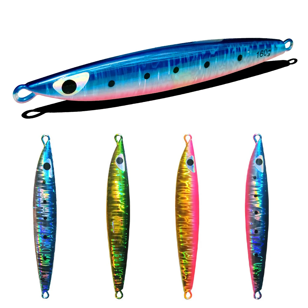 AS Slow Falling JIg UV Glow Jig 3D Print Lure Fishing Angler 130g160g Metal Hard Bait Sinking Seabass Jigging Pesca Bait
AS Slow Falling JIg UV Glow Jig 3D Print Lure Fishing Angler 130g160g Metal Hard Bait Sinking Seabass Jigging Pesca Bait