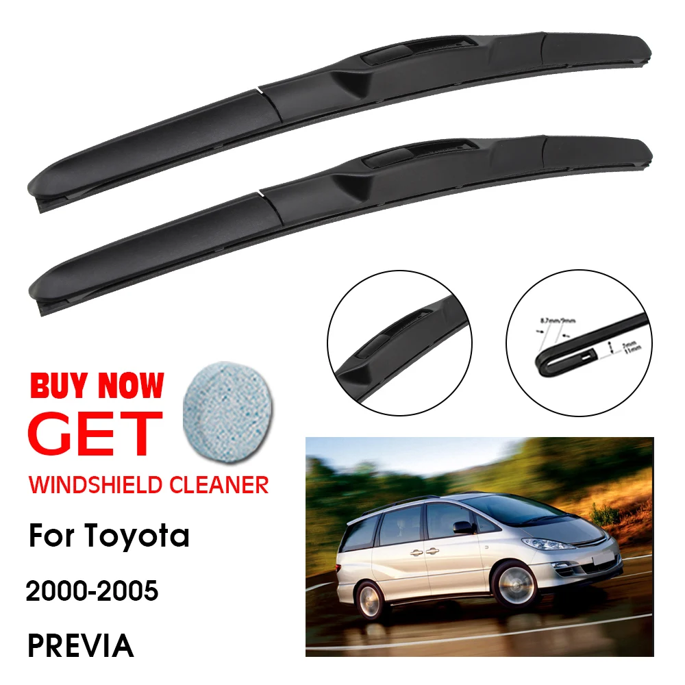 Car Wiper Blade For TOYOTA PREVIA 26"+18" 2000-2005 Front Window Washer Windscreen Windshield Wipers Blades Accessories
Car Wiper Blade For TOYOTA PREVIA 26"+18" 2000-2005 Front Window Washer Windscreen Windshield Wipers Blades Accessories