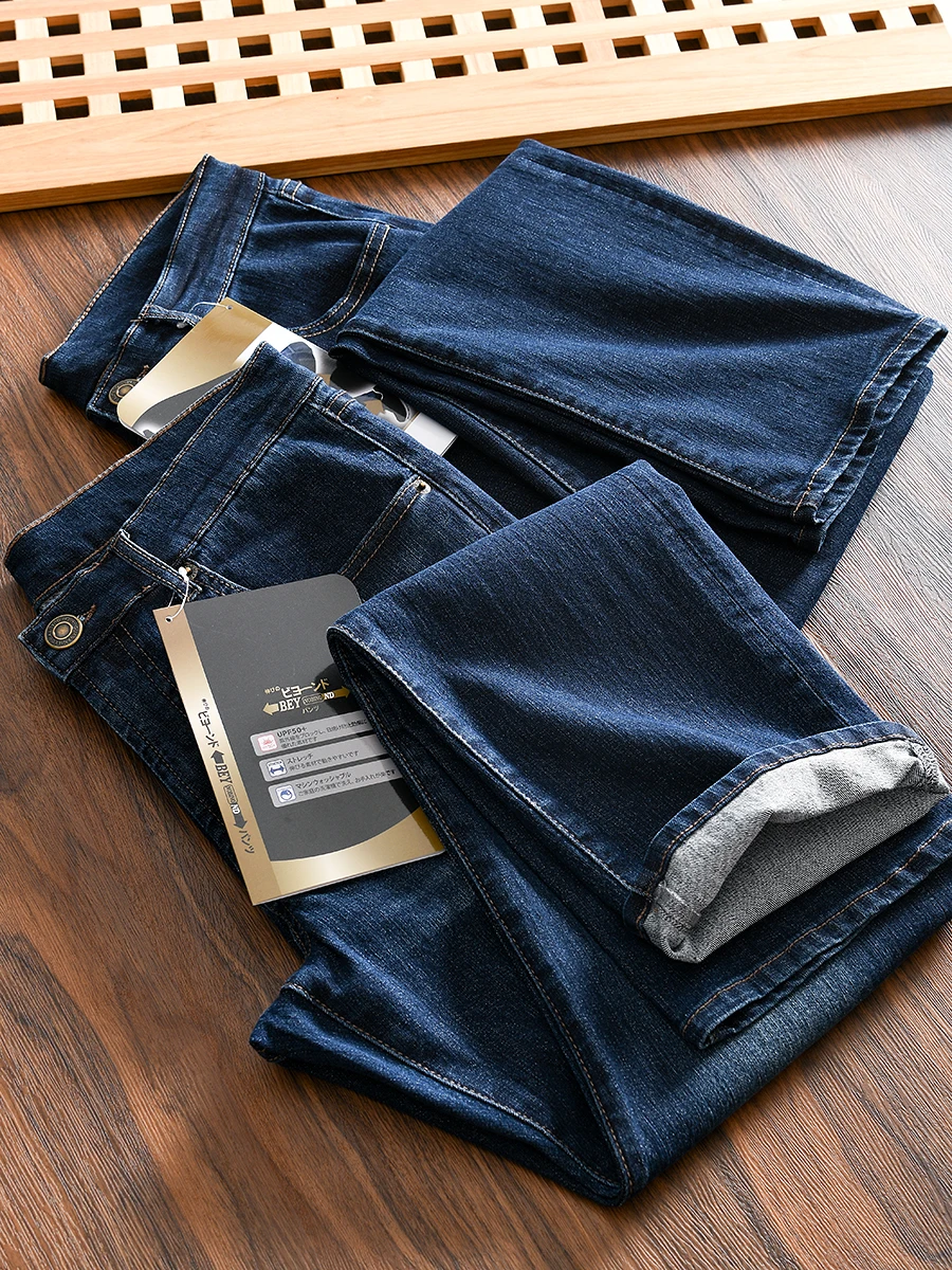 Comfortable Men's Straight Leg Jeans Fashionable Casual Elastic Cotton Stretch Denim mid Waist Zipper Fly Urban Style Autumn
Comfortable Men's Straight Leg Jeans Fashionable Casual Elastic Cotton Stretch Denim mid Waist Zipper Fly Urban Style Autumn