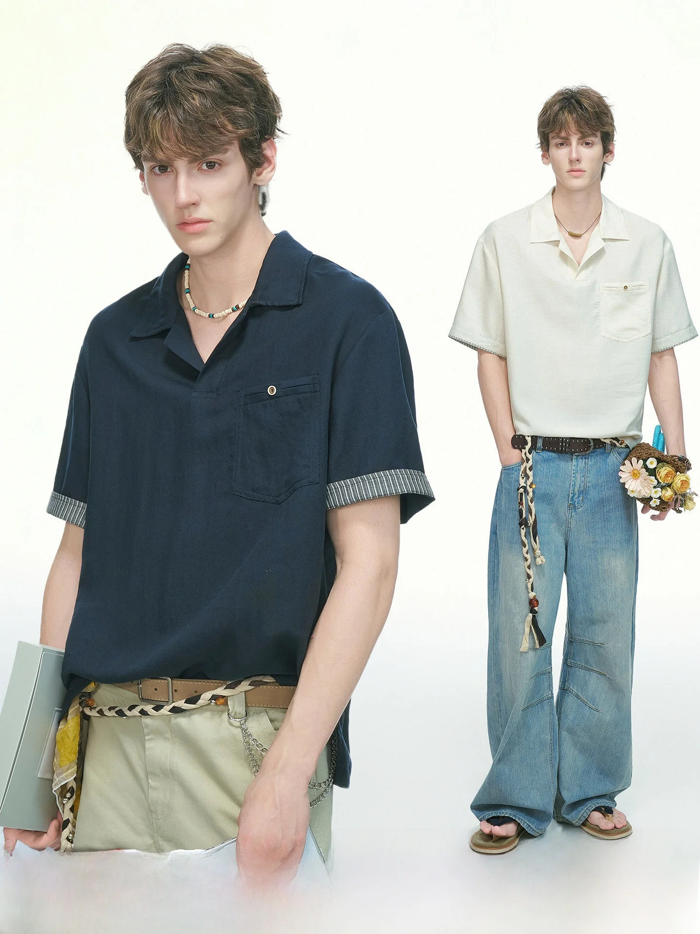 Summer Thin Linen Silk Cuban Collar Short Sleeve Shirt Men's Breathable Comfortable Youth Fashion Commute Style Regular Fit
Summer Thin Linen Silk Cuban Collar Short Sleeve Shirt Men's Breathable Comfortable Youth Fashion Commute Style Regular Fit