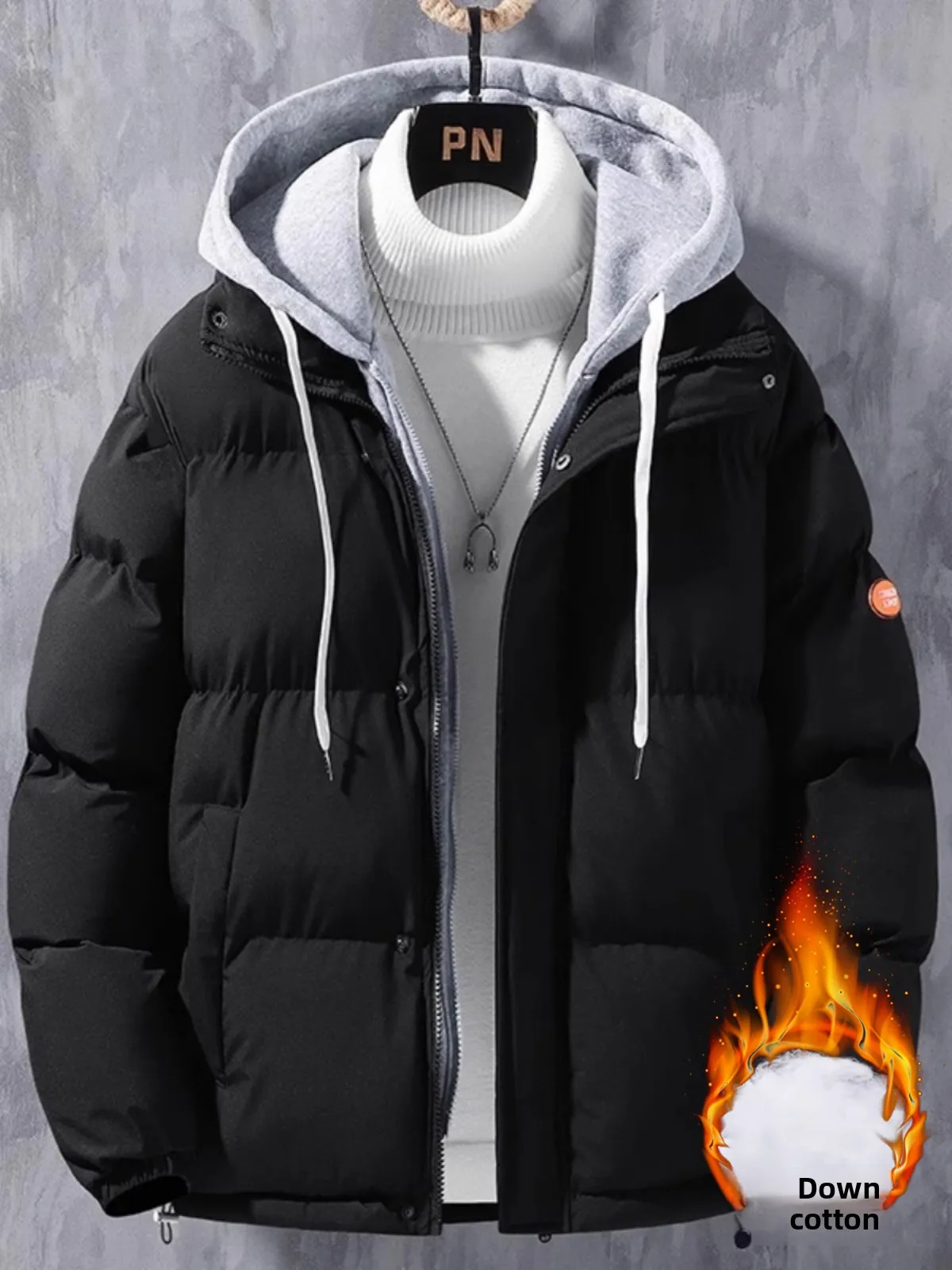 Teenage Boys' Fleece Lined Cotton Jacket Warm Outerwear Autumn Winter Style Standard Fit Polyester Fiber Thickened Zipper Clo...
Teenage Boys' Fleece Lined Cotton Jacket Warm Outerwear Autumn Winter Style Standard Fit Polyester Fiber Thickened Zipper Clo...