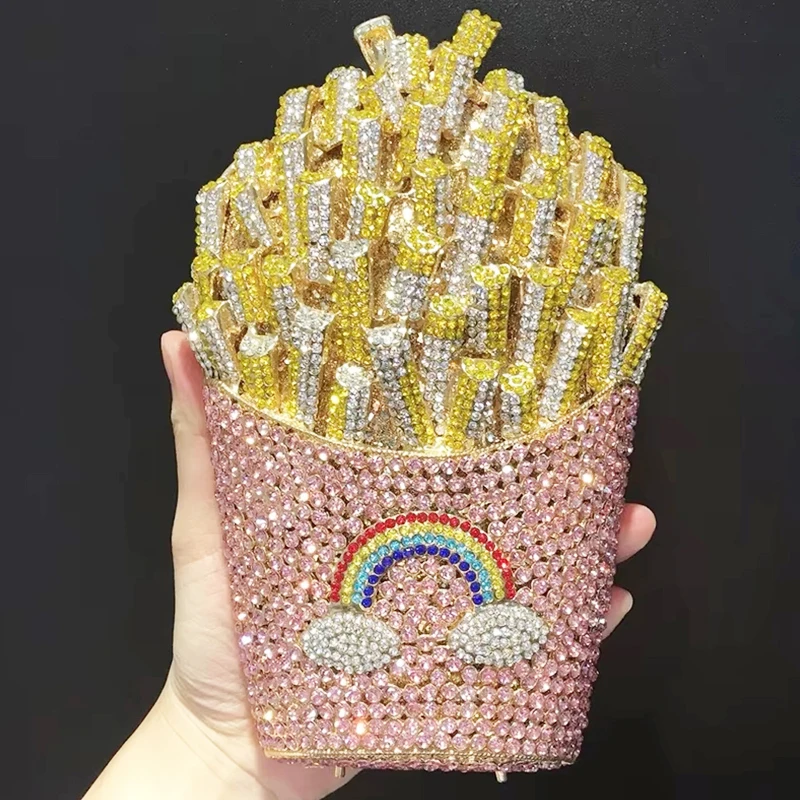 Popcorn Rhinestone Clutch Bag Clutch Bags Hard Box Minaudiere Purses Wedding Party Dinner Handbags Crystal Clutches Bags
Popcorn Rhinestone Clutch Bag Clutch Bags Hard Box Minaudiere Purses Wedding Party Dinner Handbags Crystal Clutches Bags