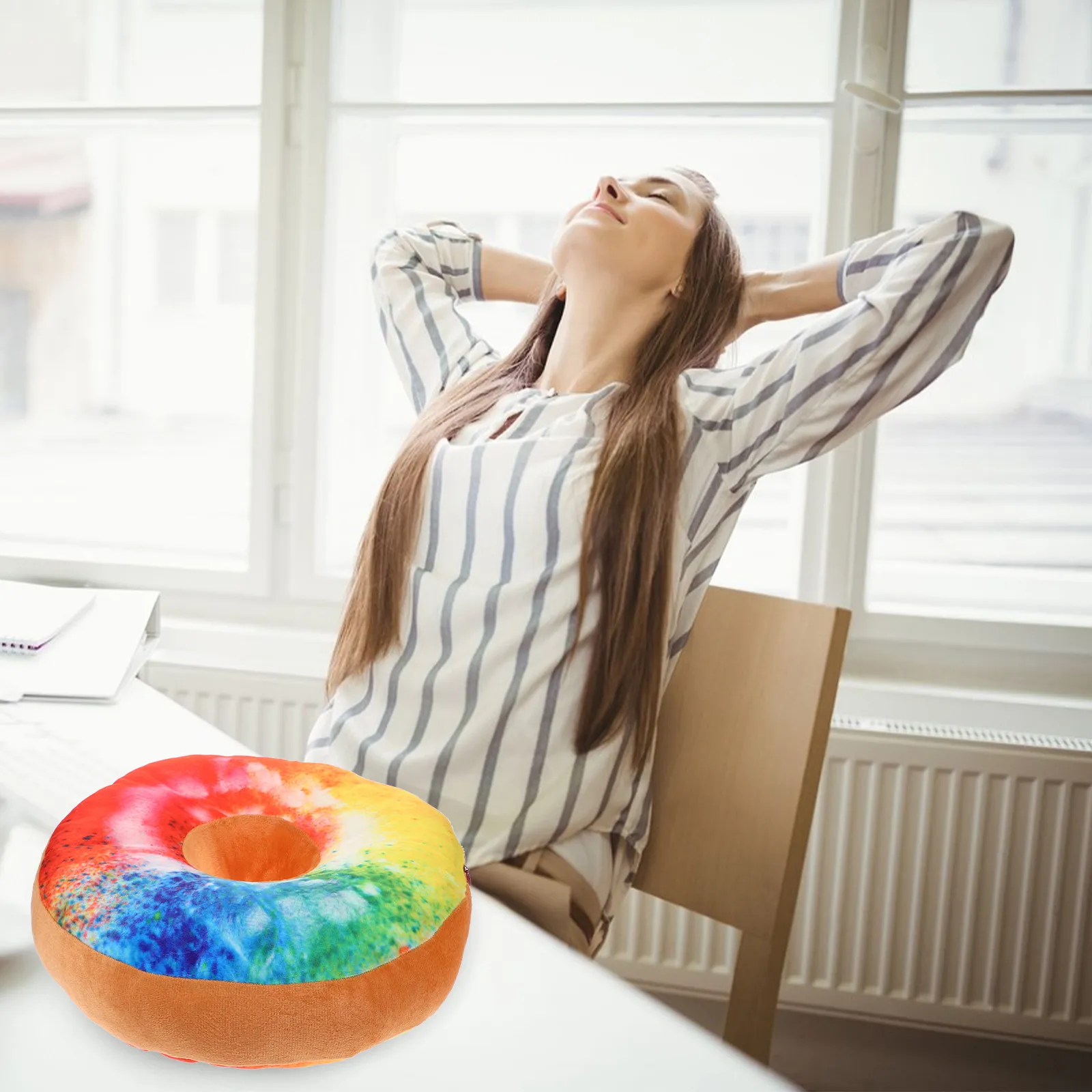 Мягкая декоративная подушка-пончик из ПП-хлопка для дивана, кровати, офиса, гостиной, для сна и поддержки поясницы
Мягкая декоративная подушка-пончик из ПП-хлопка для дивана, кровати, офиса, гостиной, для сна и поддержки поясницы