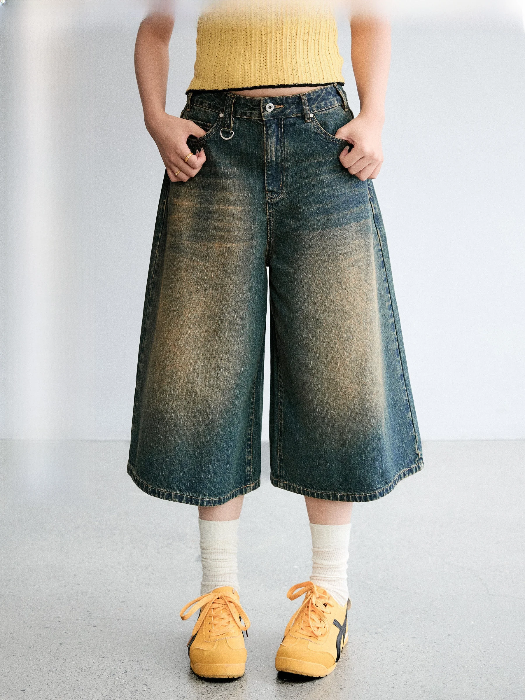JiShu Studio "Wheat Spike Dusk" plus Size Vintage Rusted Loose Meat Concealing Seven-Foot Jeans Large Size Denim Pants
JiShu Studio "Wheat Spike Dusk" plus Size Vintage Rusted Loose Meat Concealing Seven-Foot Jeans Large Size Denim Pants