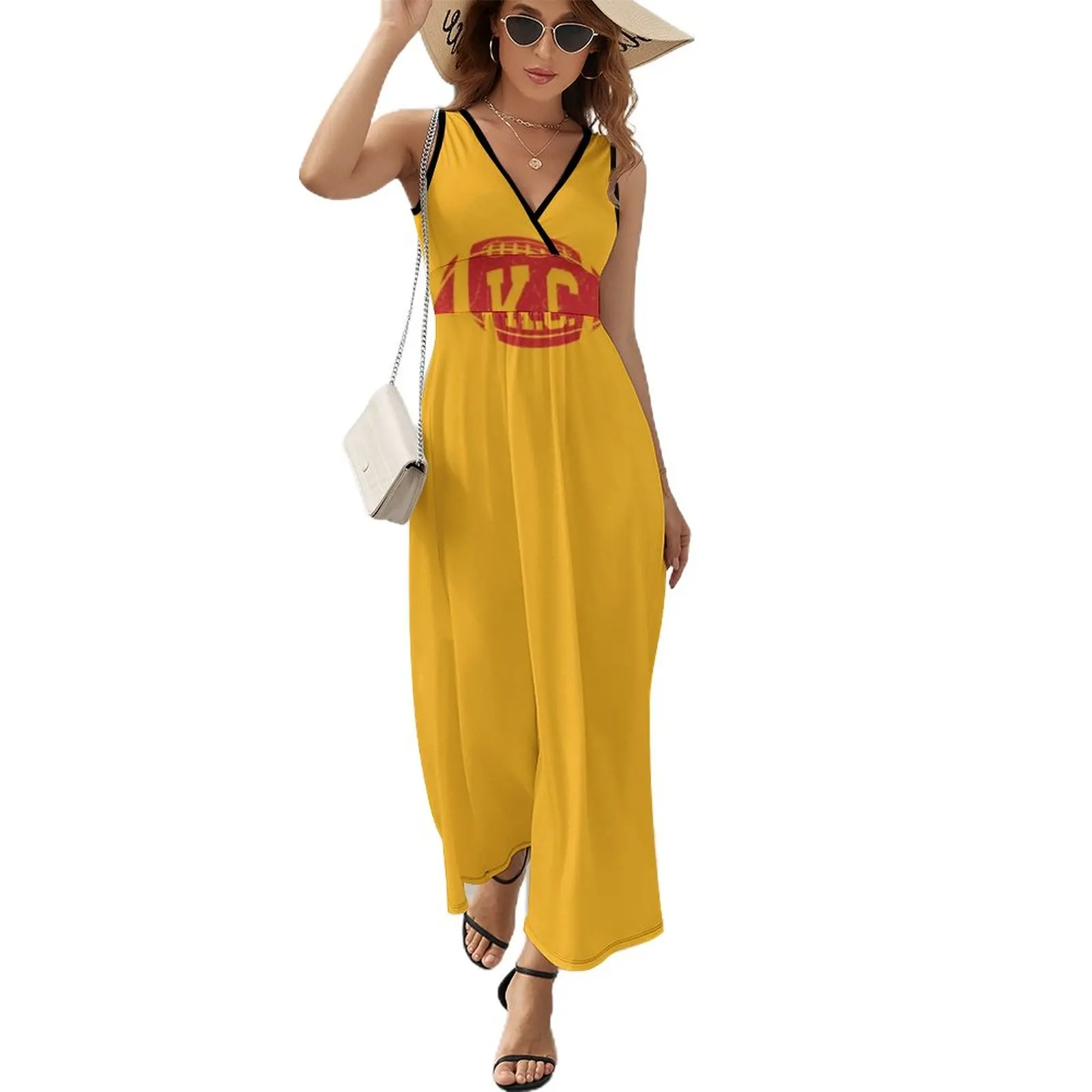 KC Retro Football - Yellow Sleeveless Dress luxury evening dress woman for wedding summer clothes
KC Retro Football - Yellow Sleeveless Dress luxury evening dress woman for wedding summer clothes
