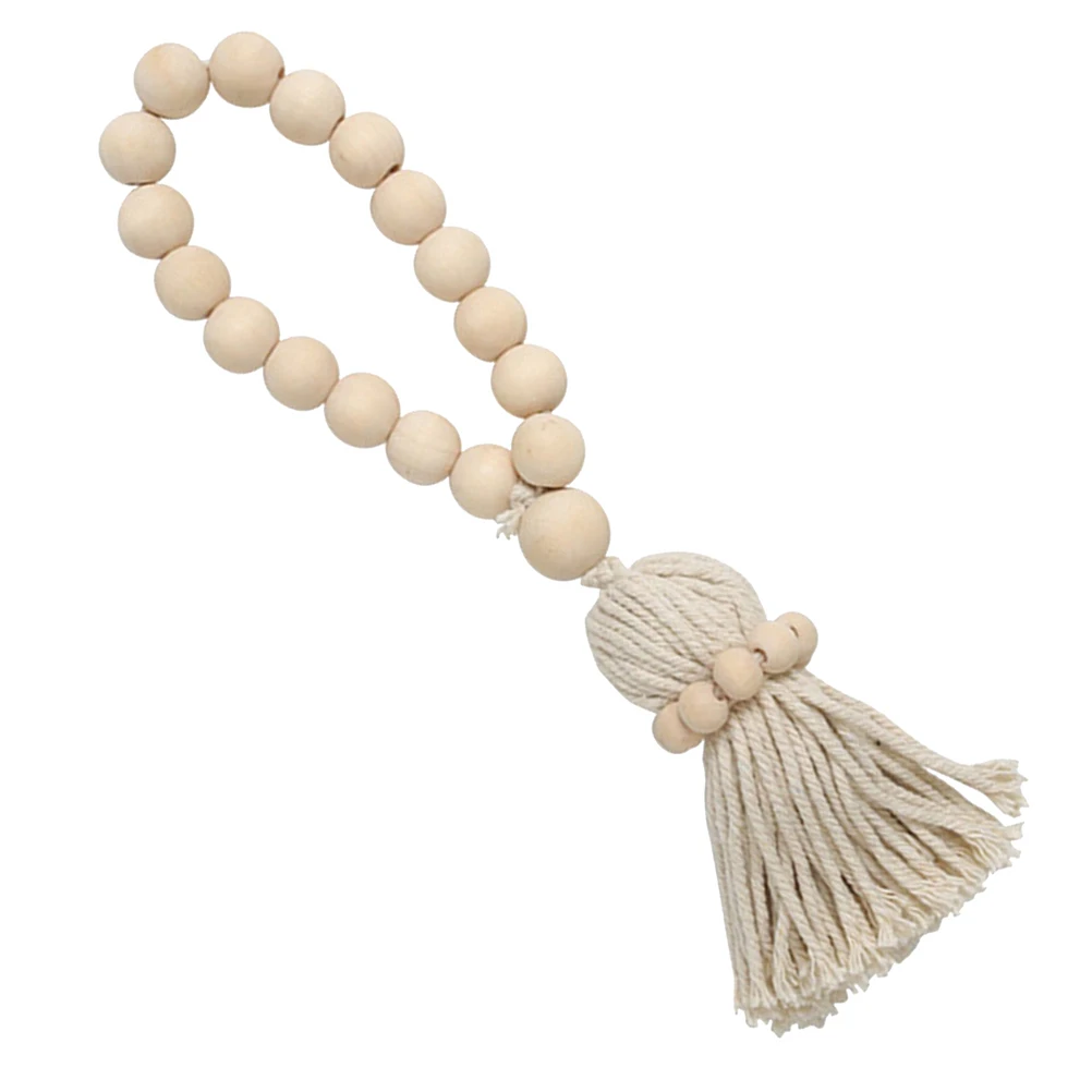 Wooden Bead String Decorative Pendant Hemp Rope Material Lightweight Hanging nament Wall Decor Bedroom Living Room Tassel
Wooden Bead String Decorative Pendant Hemp Rope Material Lightweight Hanging nament Wall Decor Bedroom Living Room Tassel
