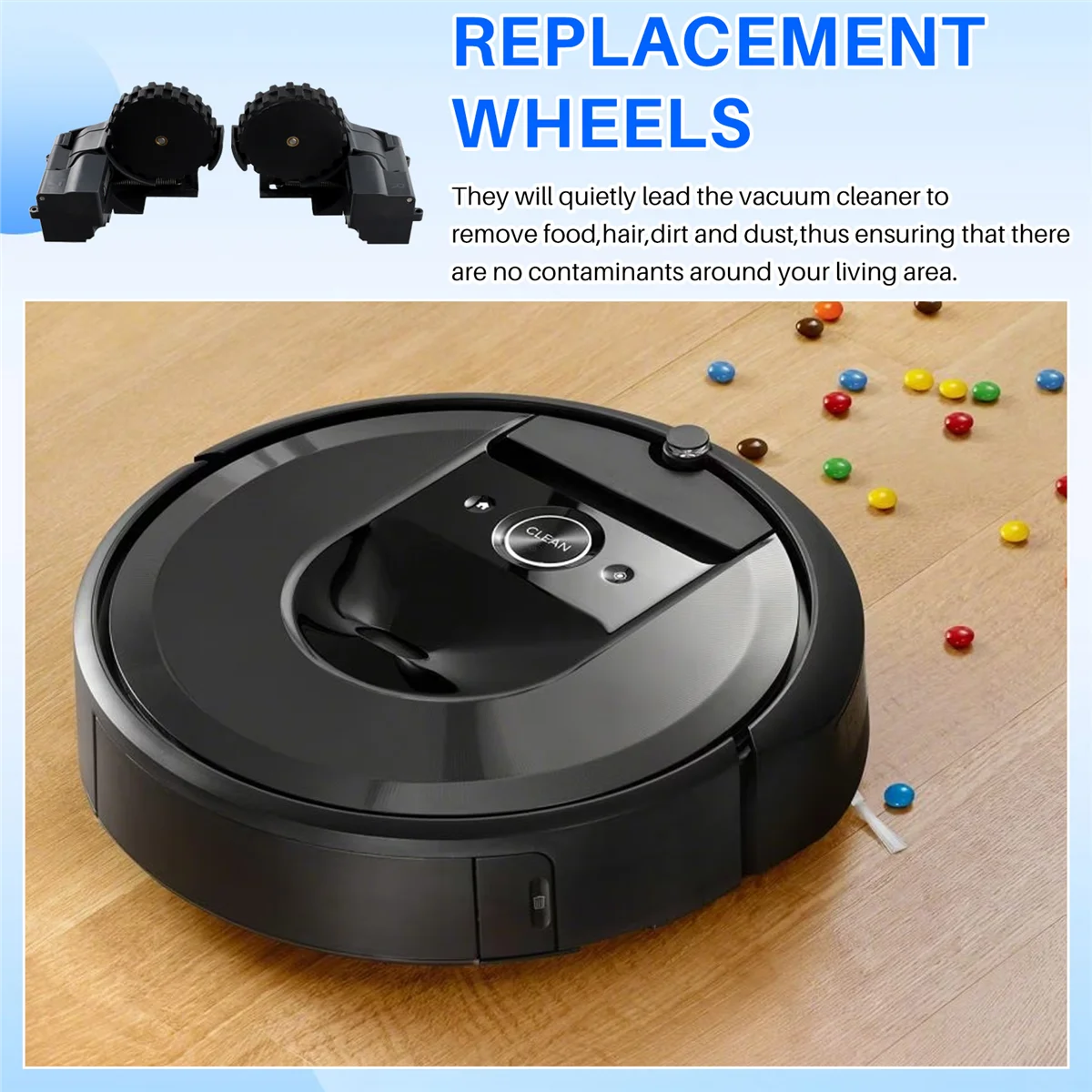 RATE-eFor Xiaomi Roborock S5 Series Robot Vacuum Cleaner Replacement Wheel Right Left Wheel Module
RATE-eFor Xiaomi Roborock S5 Series Robot Vacuum Cleaner Replacement Wheel Right Left Wheel Module