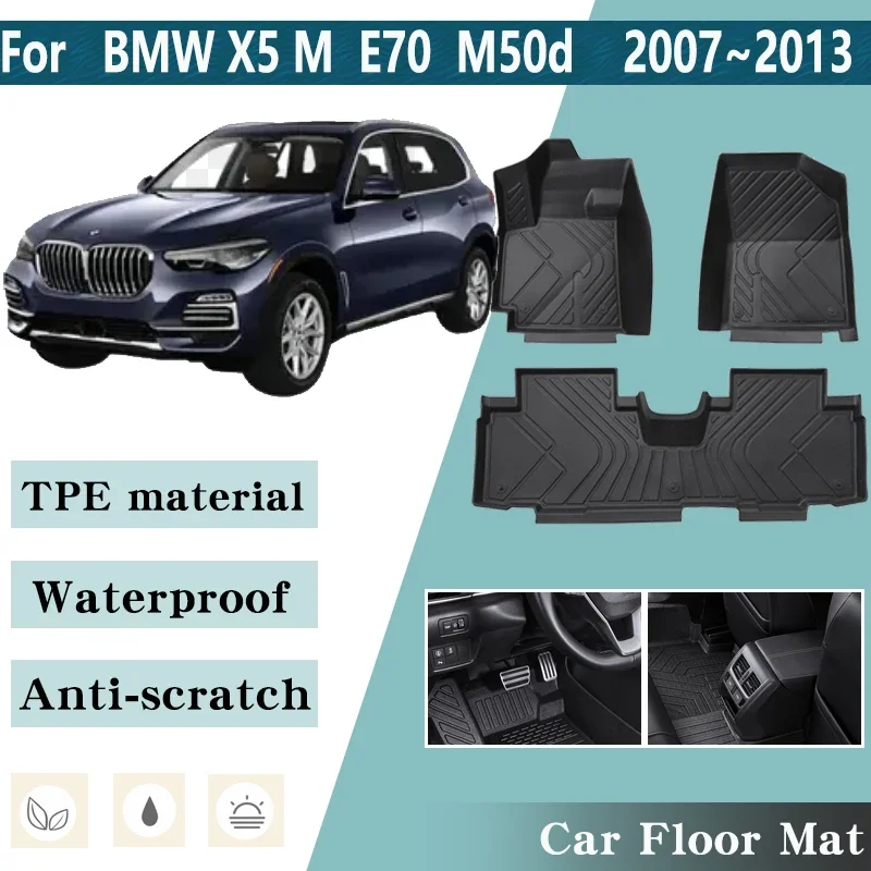 LHD Car Floor Mats for BMW X5 M E70 M50D 2007~2013 Auto Floor Mat Foot Panel Line Carpet Pads Waterproof Sticker Car Accessories
LHD Car Floor Mats for BMW X5 M E70 M50D 2007~2013 Auto Floor Mat Foot Panel Line Carpet Pads Waterproof Sticker Car Accessories
