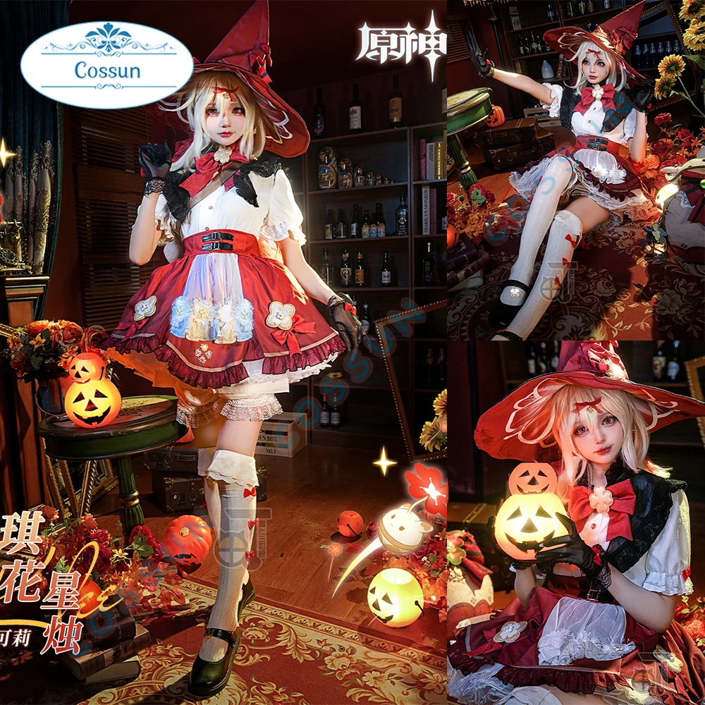 Game Genshin Impact New skin Klee Cosplay Costume Sweet Lovely Uniforms Activity Party Clothing Women Dress
Game Genshin Impact New skin Klee Cosplay Costume Sweet Lovely Uniforms Activity Party Clothing Women Dress