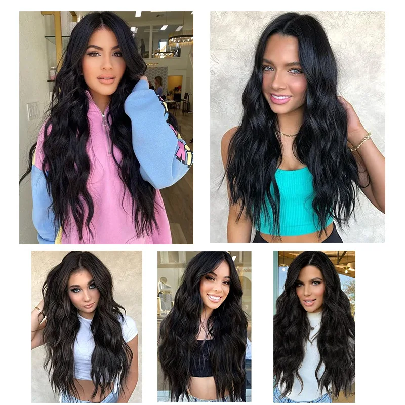 European and American wig female long curly hair small front lace wig highlights Synthetic Hair fiber Costume wig headgear wigs
European and American wig female long curly hair small front lace wig highlights Synthetic Hair fiber Costume wig headgear wigs