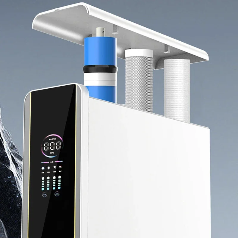 RO reverse osmosis water purifier, 600G/400G, household direct drinking water machine, kitchen tap water filter.
RO reverse osmosis water purifier, 600G/400G, household direct drinking water machine, kitchen tap water filter.