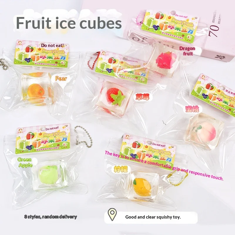 New Squishy Cartoon Fruit Ice Cube Stress Relief Squeeze Toy Transparent Slow Rising For Adult Anxiety Relief Relaxation
New Squishy Cartoon Fruit Ice Cube Stress Relief Squeeze Toy Transparent Slow Rising For Adult Anxiety Relief Relaxation
