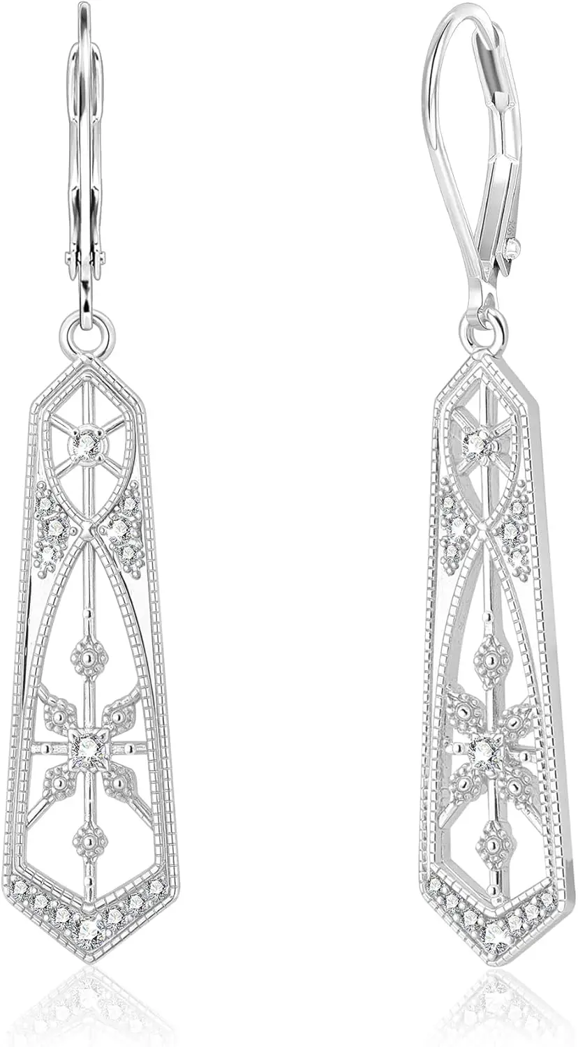 Vintage Women's Earrings Silver/14K Gold Original Gifts Hypoallergenic Sterling Silver Pendants
Vintage Women's Earrings Silver/14K Gold Original Gifts Hypoallergenic Sterling Silver Pendants