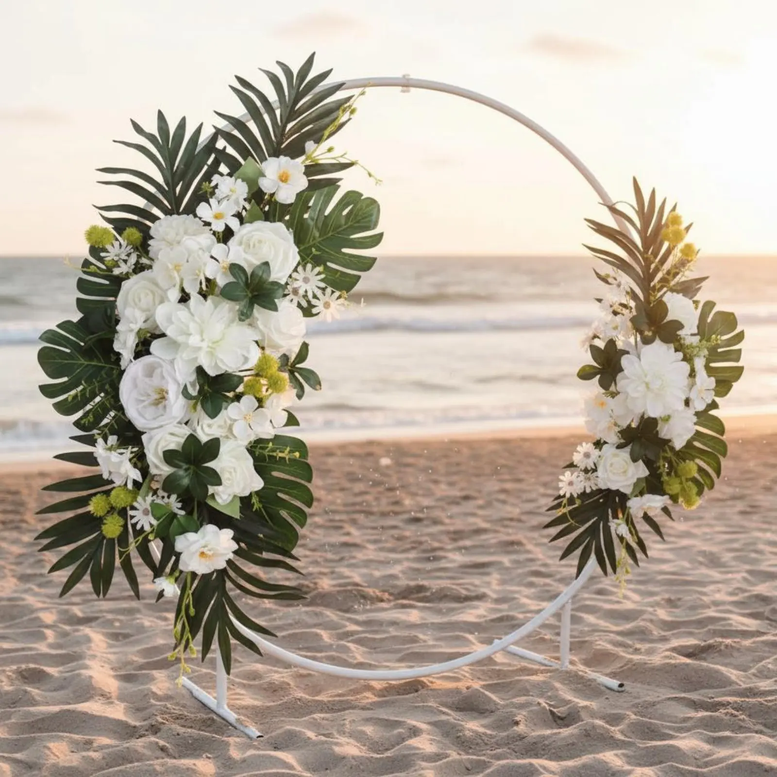 2 Pieces Wedding Arch Flower Set Realistic Look Wedding Arch Flower Welcome Sign Floral Decor Easy to Install for Outdoor, Party
2 Pieces Wedding Arch Flower Set Realistic Look Wedding Arch Flower Welcome Sign Floral Decor Easy to Install for Outdoor, Party