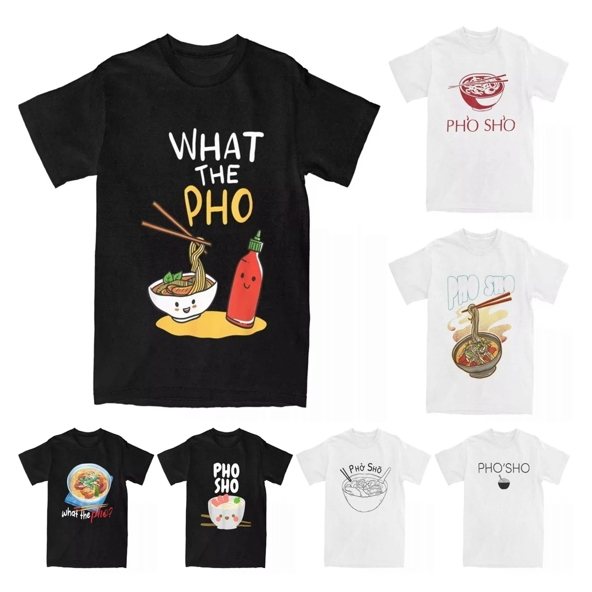 What The Pho Ramen Noodles Men's T Shirt Cool Tees Funny Vietnamese Cuisine Vietnam Foodie T-Shirts Cotton Birthday Gift Tops
What The Pho Ramen Noodles Men's T Shirt Cool Tees Funny Vietnamese Cuisine Vietnam Foodie T-Shirts Cotton Birthday Gift Tops