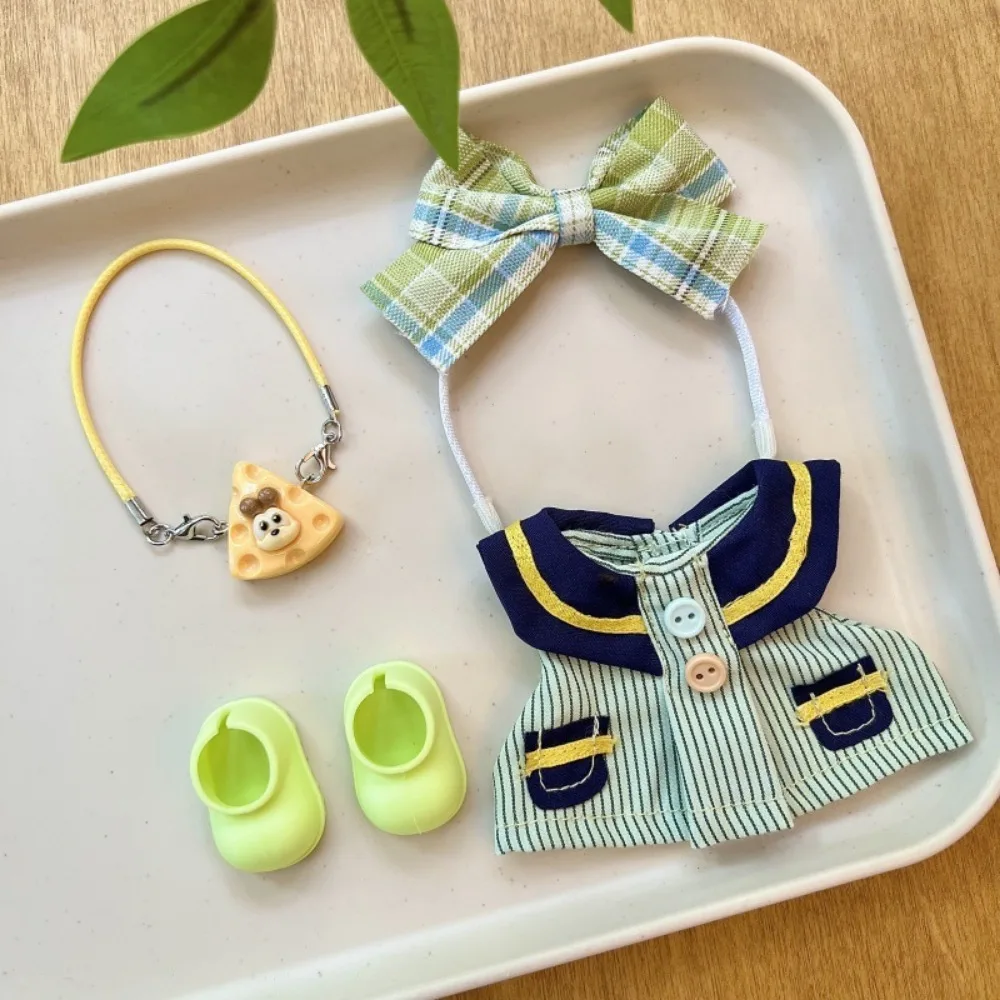 4 шт., 1 комплект, 17 см, одежда для куклы Labubu, мини-одежда для куклы, платье и обувь, аксессуары для кукол, платье для переодевания, игра, подарок «сделай сам», игрушки
4 шт., 1 комплект, 17 см, одежда для куклы Labubu, мини-одежда для куклы, платье и обувь, аксессуары для кукол, платье для переодевания, игра, подарок «сделай сам», игрушки