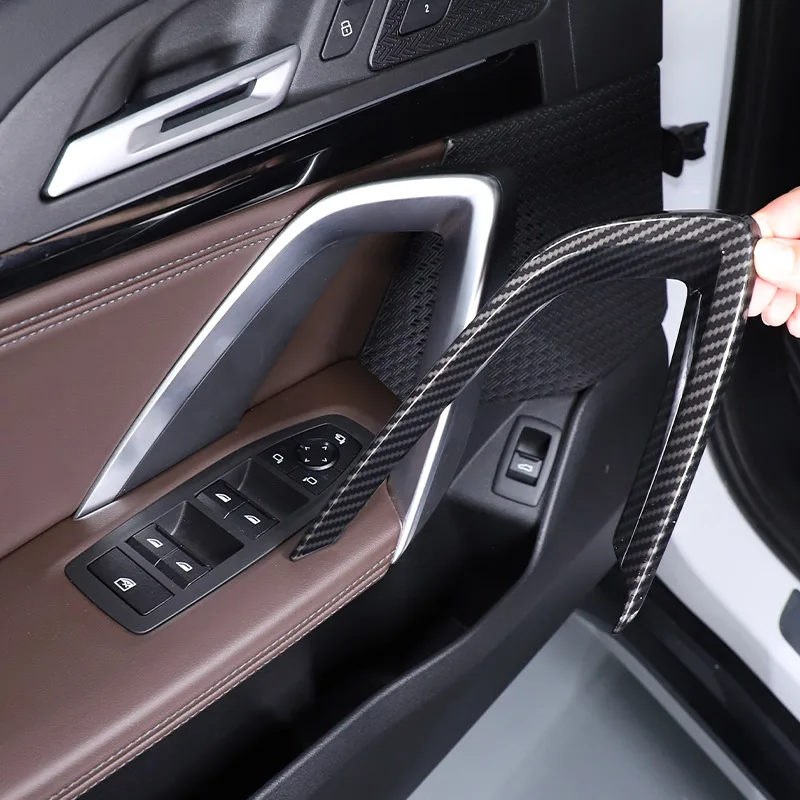 Для BMW X1 U11 2023-2024 ABS углеродное волокно, дверная ручка автомобиля, внутренняя отделка двери, декоративная наклейка, автомобильные аксессуары
Для BMW X1 U11 2023-2024 ABS углеродное волокно, дверная ручка автомобиля, внутренняя отделка двери, декоративная наклейка, автомобильные аксессуары