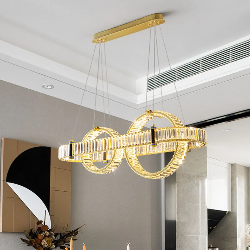 Nordic Led Chandelier Luxury Crystal Dining Room Bar Living Room Ceiling Pendant Lights Modern Interior Decoration Golden Lamps
Nordic Led Chandelier Luxury Crystal Dining Room Bar Living Room Ceiling Pendant Lights Modern Interior Decoration Golden Lamps