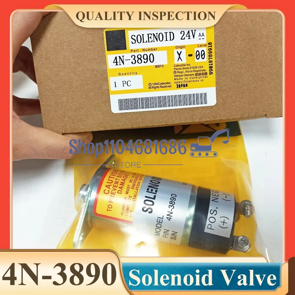 4N-3890 24V Stop Solenoid Fuel Shutdown Solenoid 4N3890 for Caterpillar Excavator Engine 3408B 3306 3304 3406B D330C 3406 3408
4N-3890 24V Stop Solenoid Fuel Shutdown Solenoid 4N3890 for Caterpillar Excavator Engine 3408B 3306 3304 3406B D330C 3406 3408