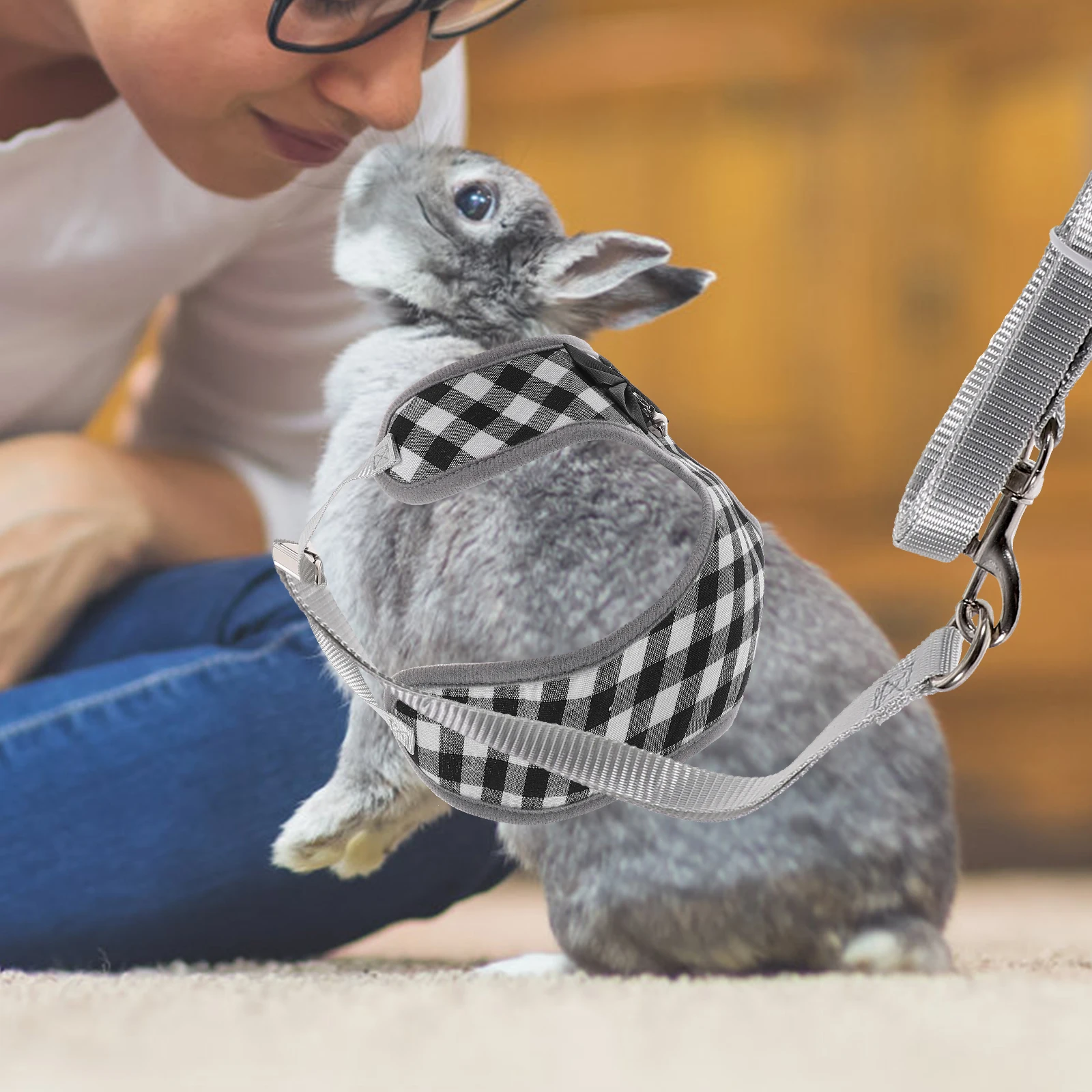 Rabbit Clothes Harness Costume for Small Animals Pet Rabbit Garment Leash Black L Lightweight Washable Reusable Stylish
Rabbit Clothes Harness Costume for Small Animals Pet Rabbit Garment Leash Black L Lightweight Washable Reusable Stylish