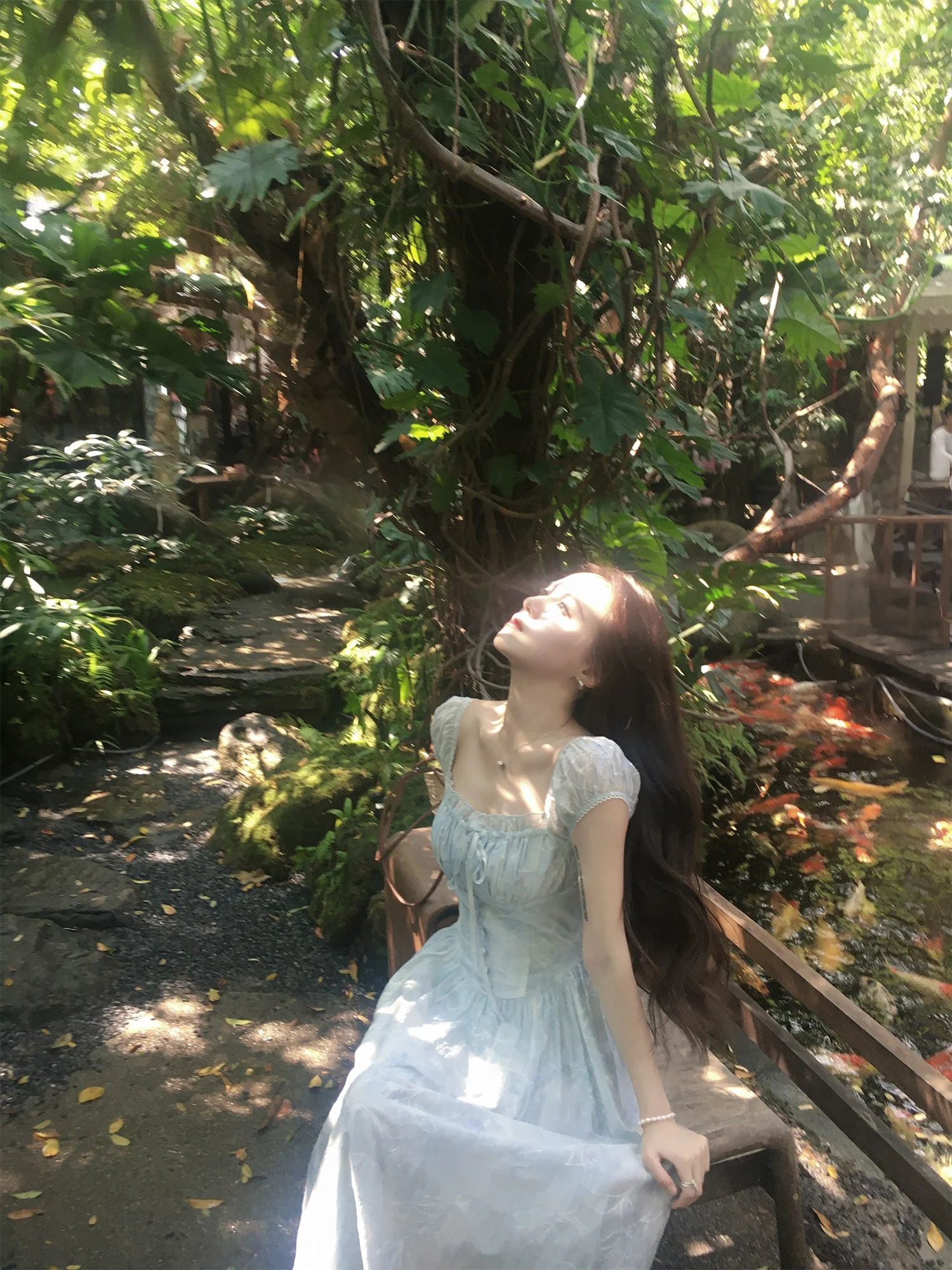 Elegant Long Summer Dress Women's Ruched Back Square Neck Embroidered Lenzing Rayon Casual Style A-Line Skirt City Commute
Elegant Long Summer Dress Women's Ruched Back Square Neck Embroidered Lenzing Rayon Casual Style A-Line Skirt City Commute