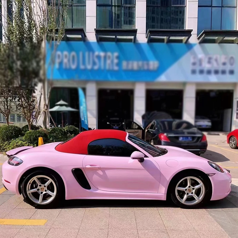 Wrapmaster Super glossy crystal malus spectabilis pink car wrap vinyl pvc self-adhesive car wrapping film
Wrapmaster Super glossy crystal malus spectabilis pink car wrap vinyl pvc self-adhesive car wrapping film